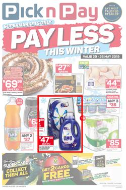 Pick n Pay Eastern Cape : Pay Less This Winter (20 May - 26 May 2019), page 1