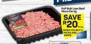 PnP Bulk Lean Beef Mince-Per Kg