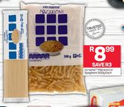 No Name Macaroni Or Spaghetti-500g Each