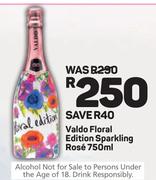 Valdo Floral Edition Sparkling Rose-750ml