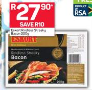 Eskort Rindlass Streaky Bacon-200g