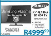 Samsung Plasma 3D HDR TV (PS43D490A1XXA)