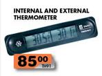 Internal And External Thermometer