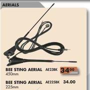 BEE Sting Aerial (AE225BK) - 225mm