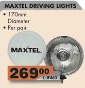 Maxtel Driving Lights Per Pair (L-JF460) - 170mm Diameter