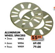 Aluminium Wheel Spacers-3mm