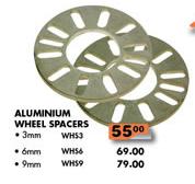 Aluminium Wheel Spacers-6mm
