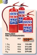 Refillable Fire Extinguisher-1.5kg