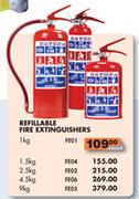 Refillable Fire Extinguisher-9kg