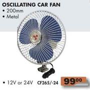 Oscillating Car Fan (CF265/-24) - 200mm