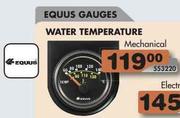 Equus Gauges Water Temperature Mechanical