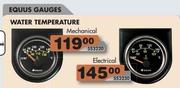 Equus Gauges Water Temperature Electrical