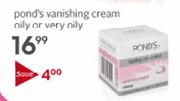 Pond's Vanishing Cream Oily Or Very Oily