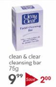 Clean & Clear Cleansing Bar-75g