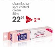 Clean & Clear Spot Control Cream-50ml