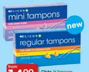 Clicks Tampons Super-16 per pack