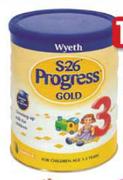 S-26 Progress Gold Milk Formula Stage 3-900gm