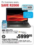HP Probook 4530 i3 Notebook