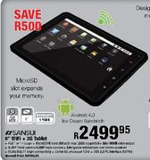 Sansui 8" WiFi + 3G Tablet