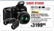 Nikon Coolpix L810 Digital Camera Bundle Includes: Nikon Action 8x40 Binoculars