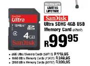 SanDisk 8GB Ultra Memory Card