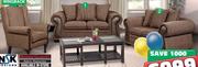 NSK Designs 2 Piece Bianca Lounge Suite