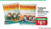 Freshpak Junior Rooibos Teabags Assorted-40's