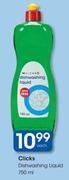 Clicks Dishwashing Liquid-750ml Each