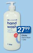 Clicks Hand Wash-1Ltr Each