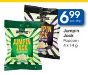 Jumpin Jack Popcorn - 4 x 14gm Per Strip