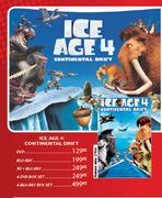 Ice Age 4:Continental Drift 4-Ray Box Set