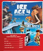 Ice Age 4:Continental Drift Blu-Ray