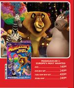 Madagascar 3 Europe's Most Wanted 3D Blu-Ray