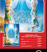 Tinkerbell And The Secret Of The Wings 4-Blu-Ray Box Set