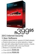 Bitdefender 2013 Internet Security 3 User Software