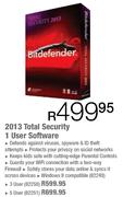 Bitdefender 2013 Total Security 5 User Software