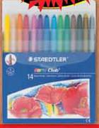 Staedtler Retractable Wax Crayons-14's