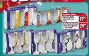 Nevakar Beer/Flute/Red Wine/White Wine Glasses-3 Piece Each