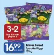 Mister Sweet Spackled Eggs-125g Per Pack