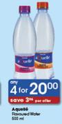 Aquelle Flavoured Water-4x500ml