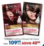 L'Oreal Excellence Mousse Hair Colour Each