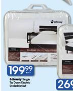 Safeway Single Tie Down Electric Underblanket-Each