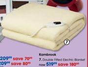 Kambrook Double Fitted Electric Blanket