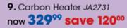 Kambrook Carbon Heater (JA2731)