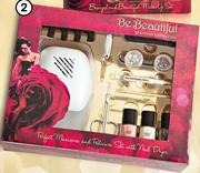 Be Beautiful Manicure Set with Nail Dryer