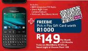 Blackberry Vodacom 9720-On Smart Light U Choose Flexi 100