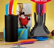 Anzo Elevated Tool Set 6 Utensils Plus Stand-Per Set