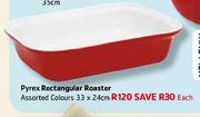 Pyrex Rectangular Roaster-33x24cm Each