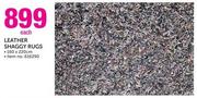 Leather Shaggy Rugs 160x220cm 616290