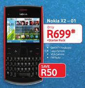 Nokia X2-01 + Starter Pack